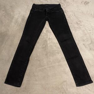Levi's Black, Low Rise, Straight Leg Jeans for Women